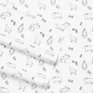 Black & White Animal Print Twin XL Sheet Set